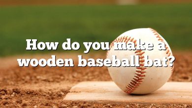 How do you make a wooden baseball bat?