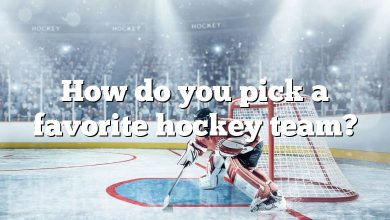 How do you pick a favorite hockey team?