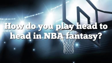 How do you play head to head in NBA fantasy?