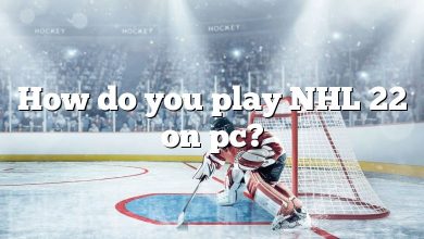How do you play NHL 22 on pc?