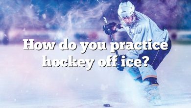 How do you practice hockey off ice?