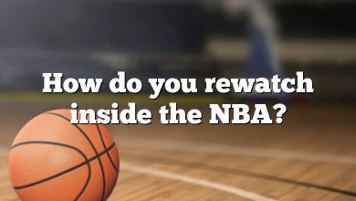 How do you rewatch inside the NBA?