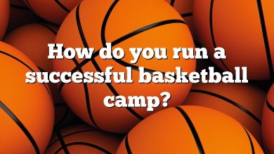 How do you run a successful basketball camp?