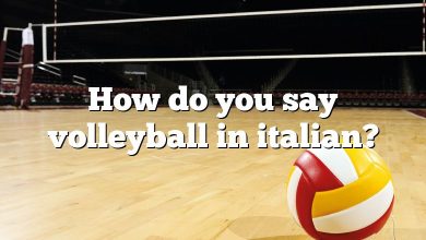 How do you say volleyball in italian?