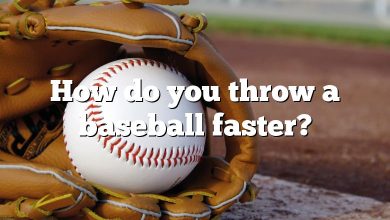 How do you throw a baseball faster?