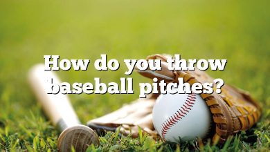 How do you throw baseball pitches?