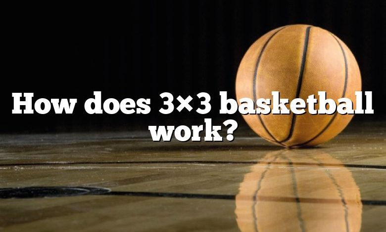 How does 3×3 basketball work?