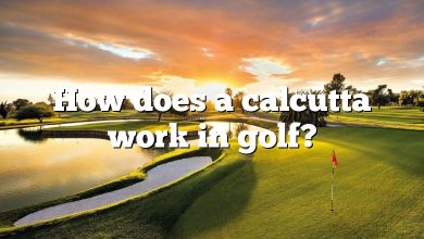 How does a calcutta work in golf?