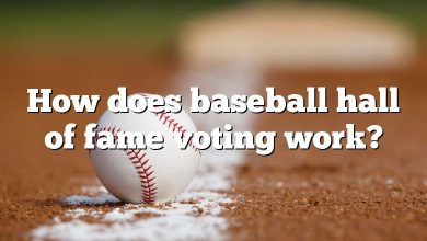 How does baseball hall of fame voting work?