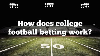 How does college football betting work?