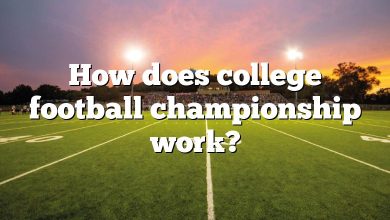 How does college football championship work?