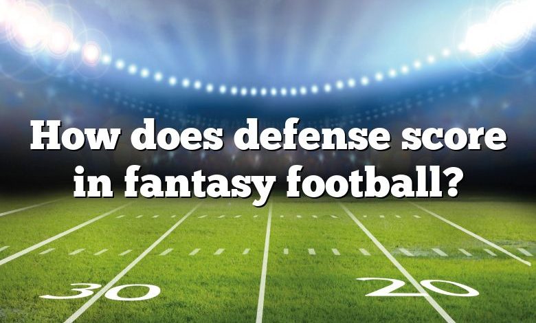 How Does Defense Score In Fantasy Football 780x470 