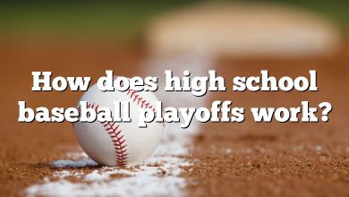 How does high school baseball playoffs work?