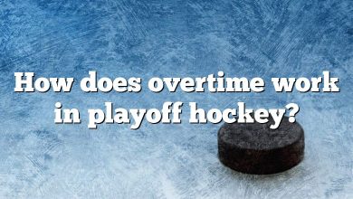 How does overtime work in playoff hockey?