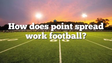 How does point spread work football?