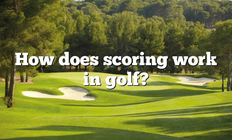 How does scoring work in golf?