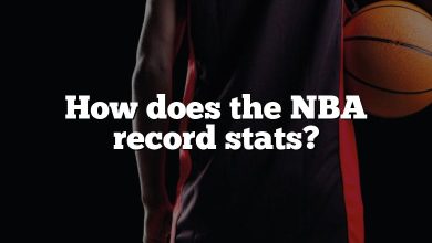 How does the NBA record stats?