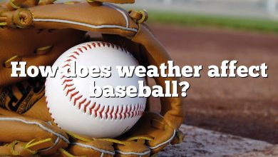 How does weather affect baseball?