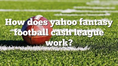 How does yahoo fantasy football cash league work?