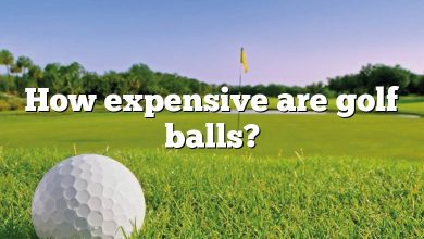 How expensive are golf balls?