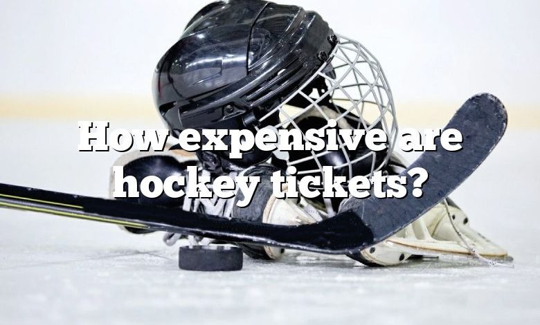 How expensive are hockey tickets?