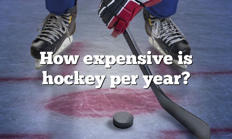 How expensive is hockey per year?