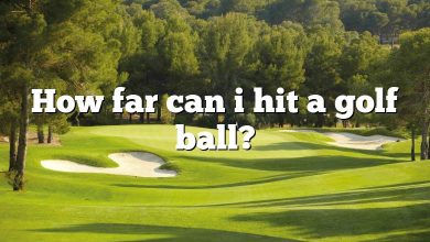 How far can i hit a golf ball?