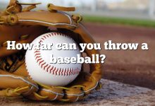 How far can you throw a baseball?