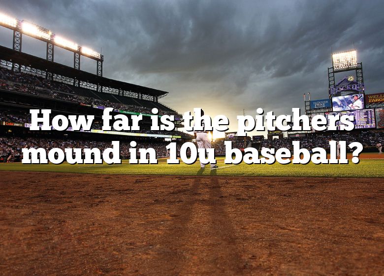 how-far-is-the-pitchers-mound-in-10u-baseball-dna-of-sports