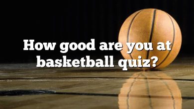 How good are you at basketball quiz?