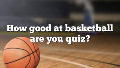 How good at basketball are you quiz?