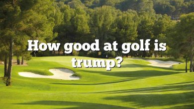 How good at golf is trump?