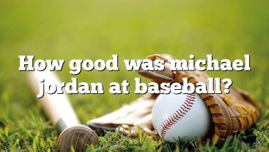 How good was michael jordan at baseball?