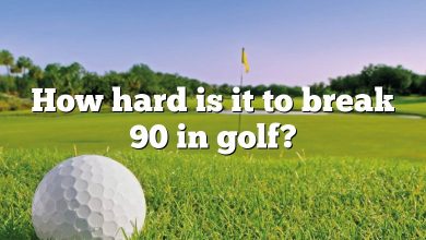 How hard is it to break 90 in golf?