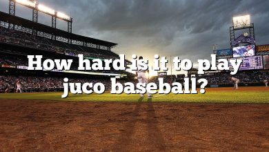 How hard is it to play juco baseball?