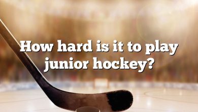 How hard is it to play junior hockey?