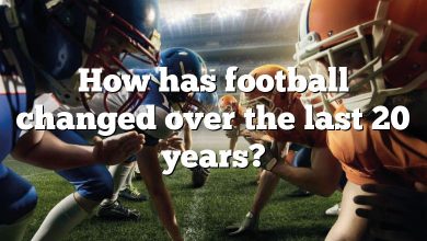 How has football changed over the last 20 years?