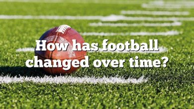 How has football changed over time?