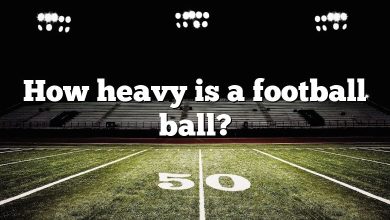 How heavy is a football ball?