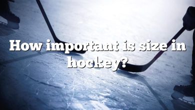 How important is size in hockey?