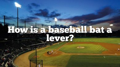 How is a baseball bat a lever?