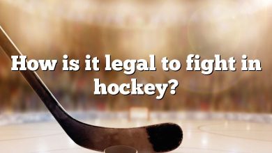 How is it legal to fight in hockey?