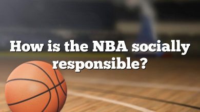 How is the NBA socially responsible?