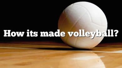 How its made volleyball?