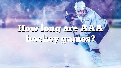 How long are AAA hockey games?