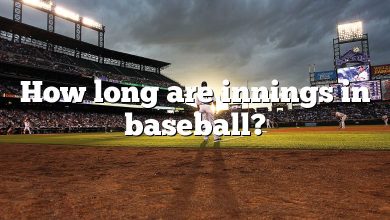 How long are innings in baseball?