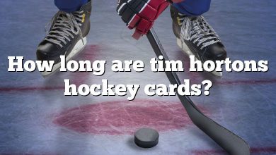 How long are tim hortons hockey cards?