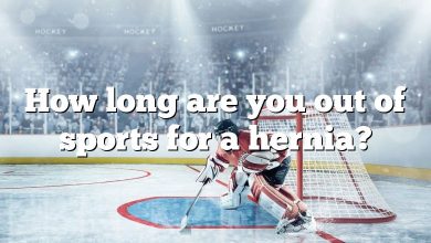 How long are you out of sports for a hernia?