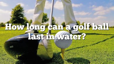 How long can a golf ball last in water?