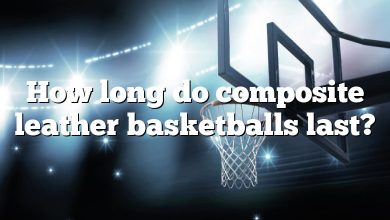 How long do composite leather basketballs last?